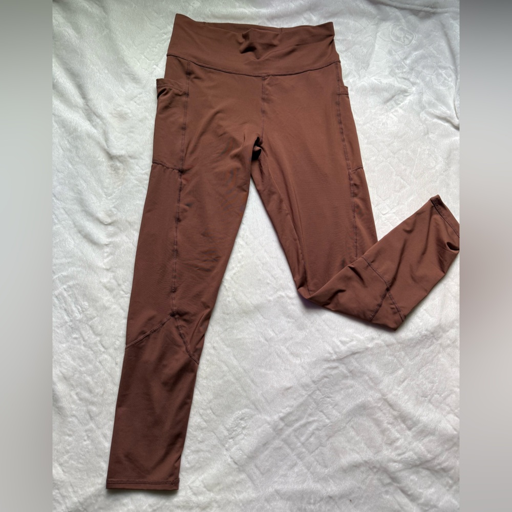 SHEIN Brown Stretch Leggings